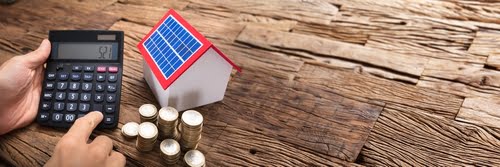 Solar,Panel,Money,Investment.,House,Roof.,Energy,Calculator