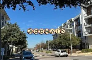 North Austin Domain entrance sign