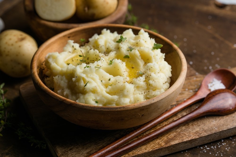 Brown butter mashed potatoes