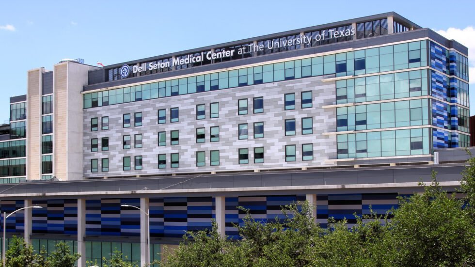 Dell Seton Medical Center building exterior in Austin Texas