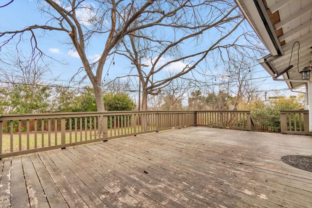 Back deck