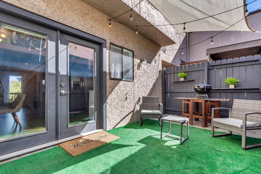 Private patio