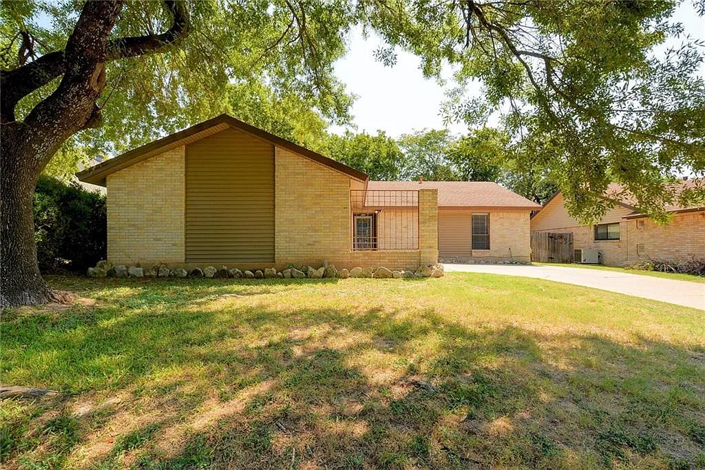 Front exterior of 10809 Parkfield Drive, Austin Texas 78758
