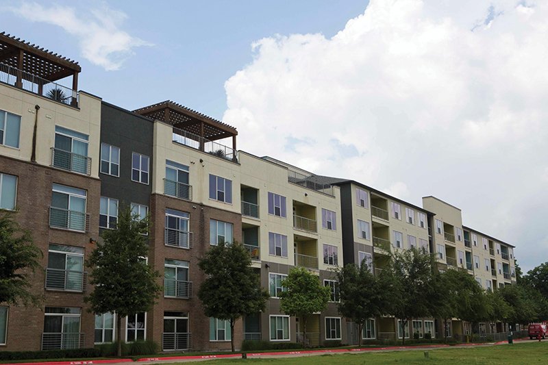 East Riverside Austin neighborhood along Lady Bird Lake