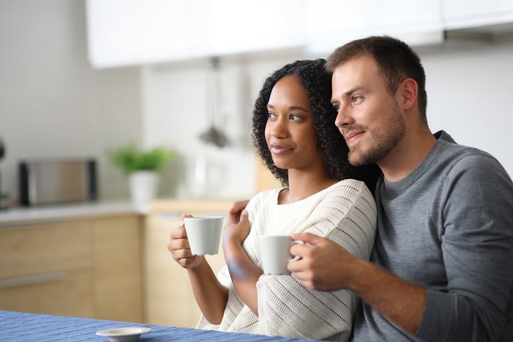 Austin couple contemplating their upcoming home purchase
