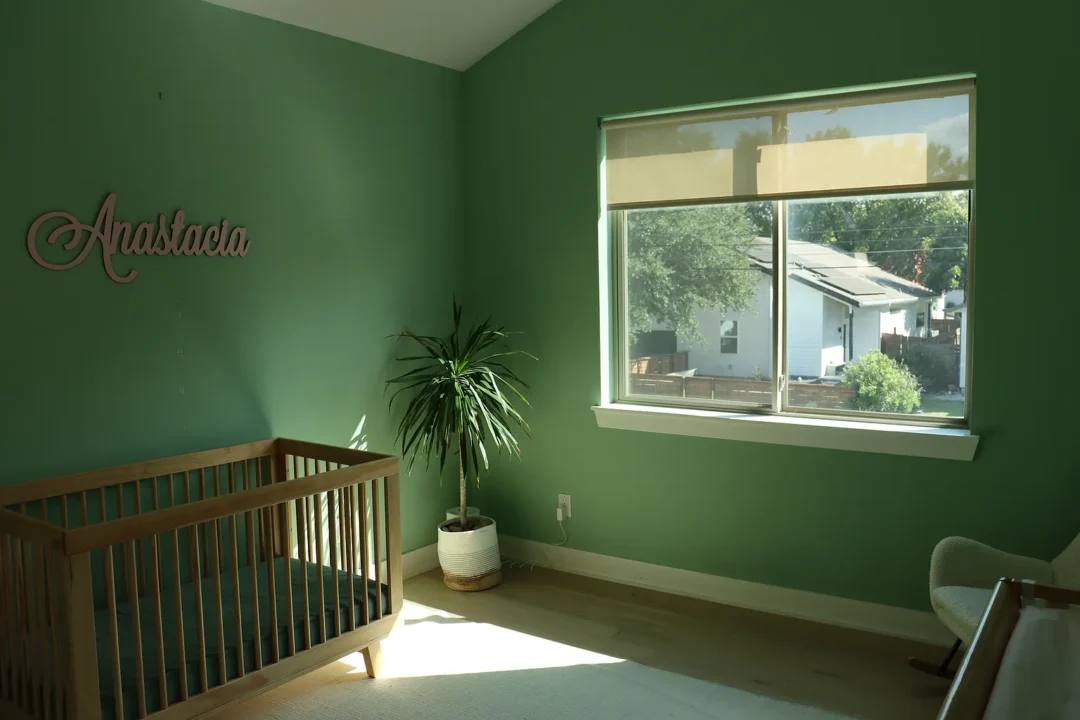 Junior suite staged as nursery
