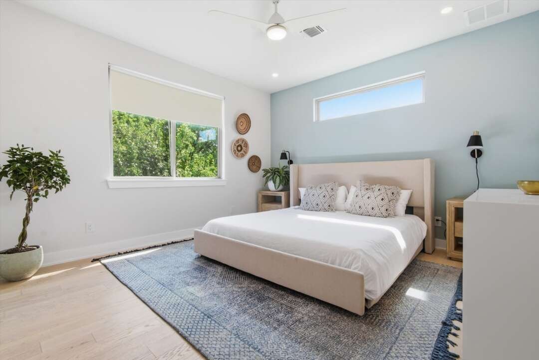 Owner's Retreat primary bedroom at 2710 Zaragosa