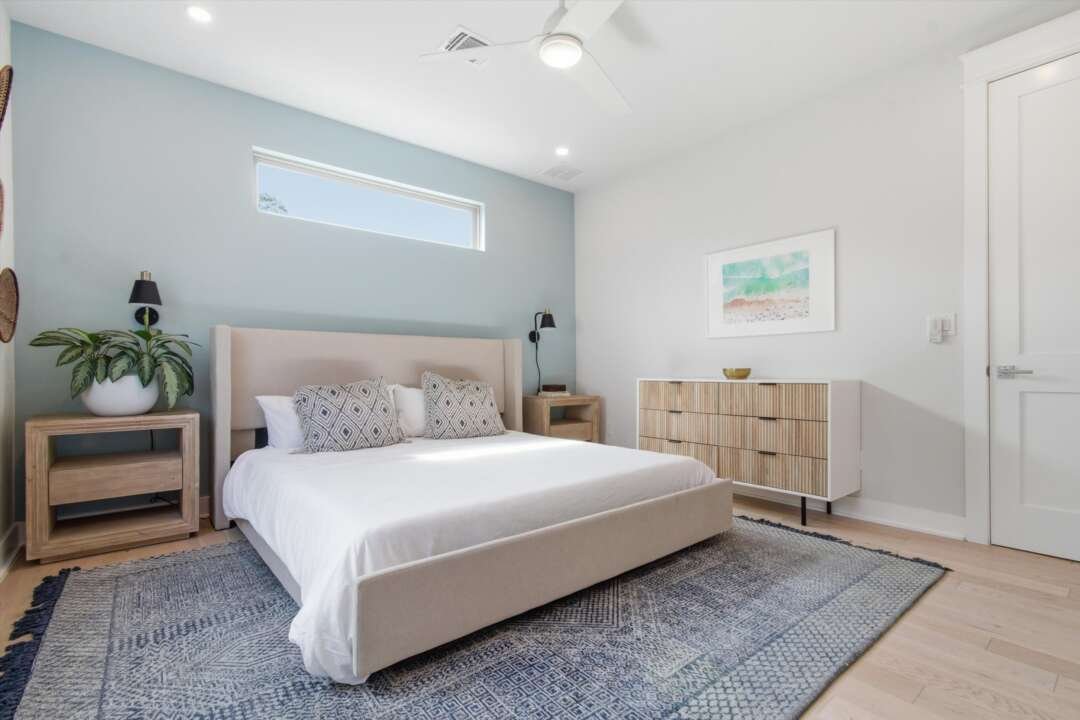 Owner's Retreat bedroom detail with dresser