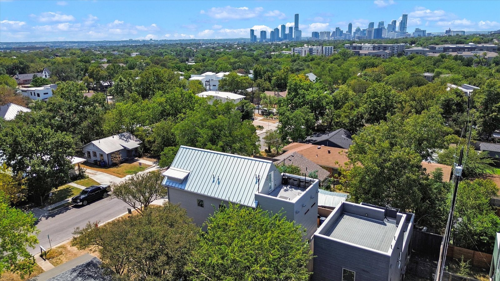 Aerial — Downtown Skyline — 3010 East 18½ St
