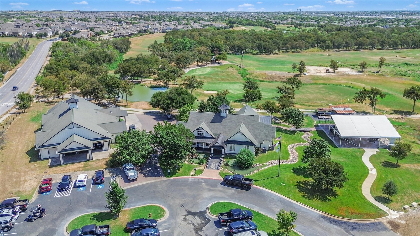 ShadowGlen Golf Club clubhouse at 13817 Glen Mark Dr
