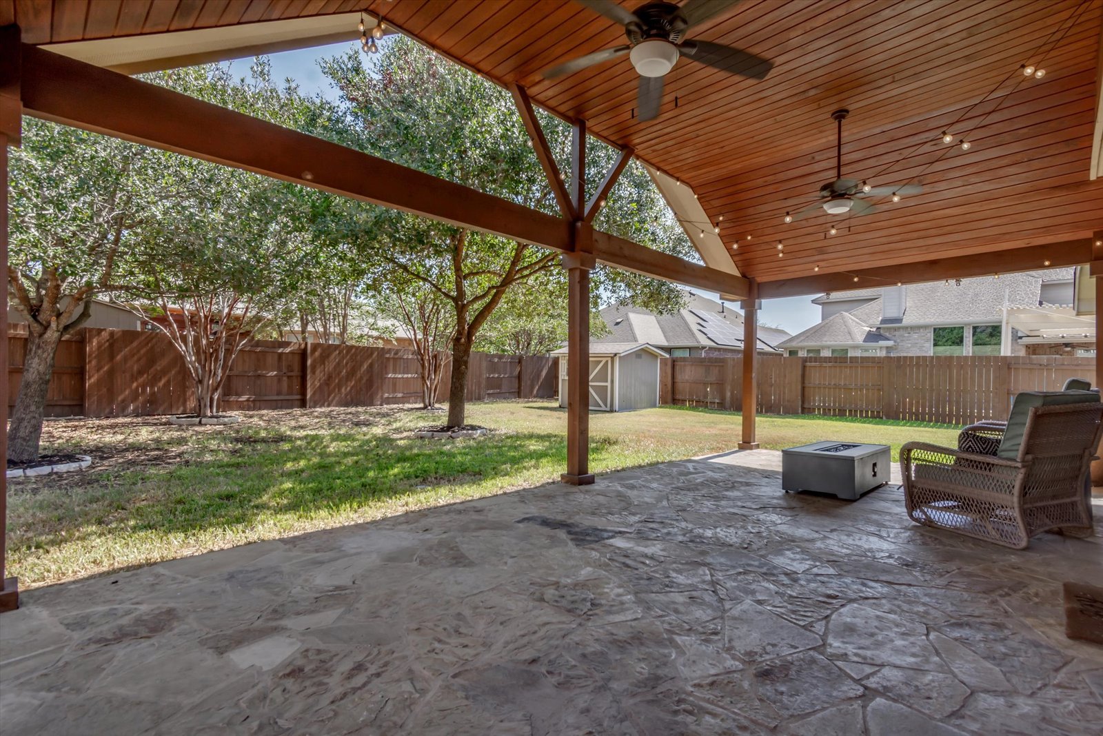A-Frame Covered Patio at 13817 Glen Mark Dr