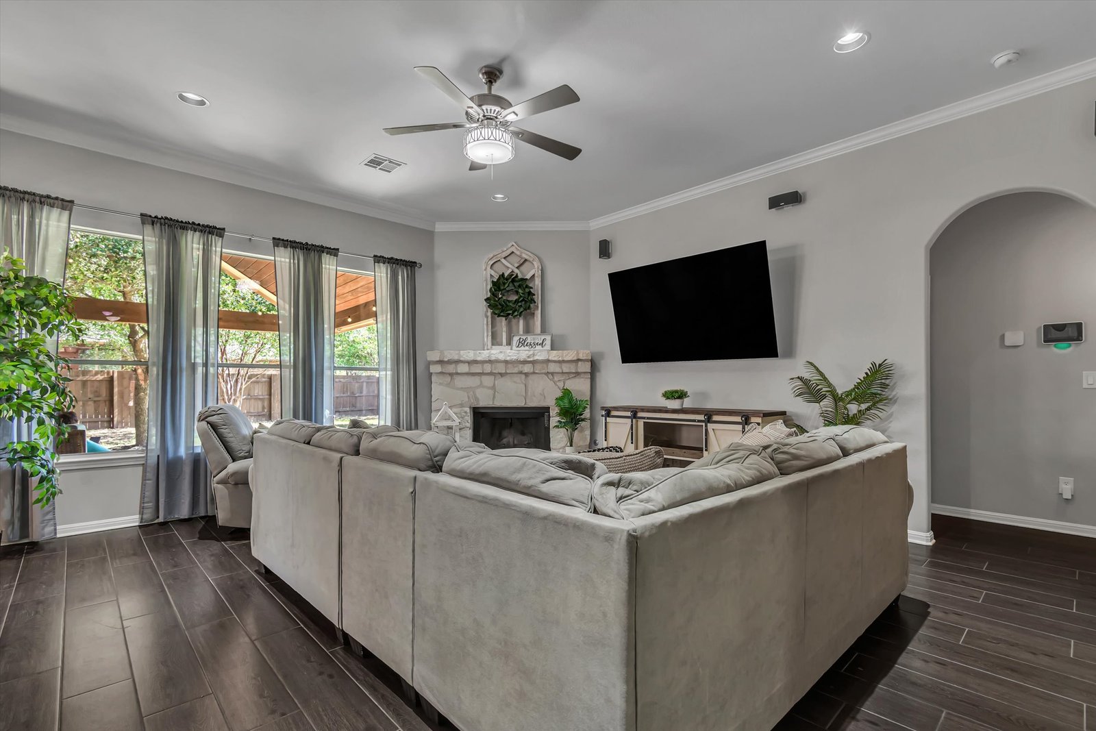 Living Room at 13817 Glen Mark Dr